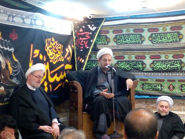 مراسم سوگواری شهادت اباعبداللهالحسین(ع) در بیت آیتالله قربانی برگزار شد