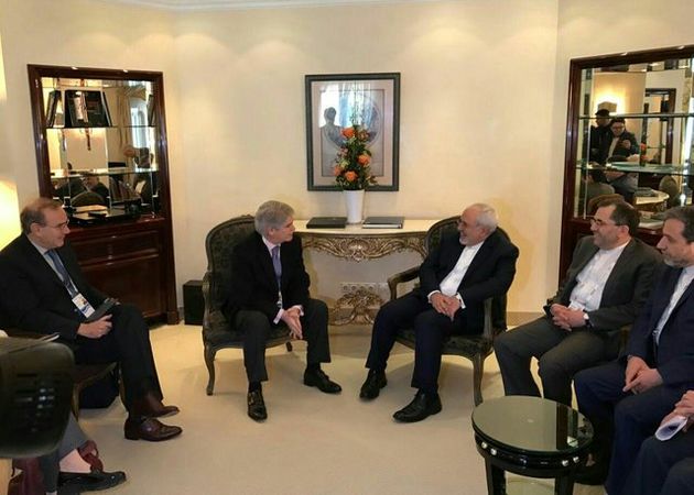 دیدار ظریف با همتای اسپانیاییاش در مونیخ