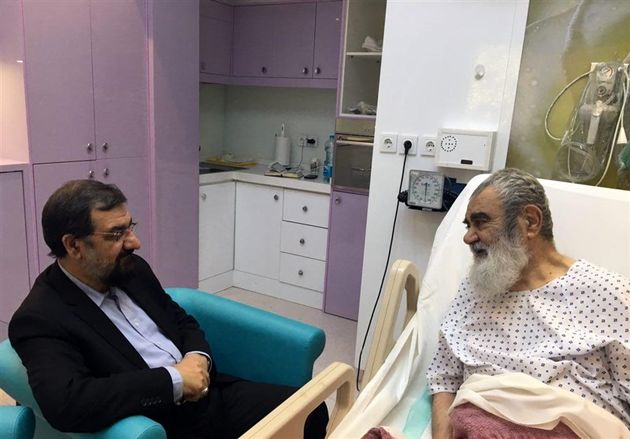 محسن رضایی از آیت الله مظاهری عیادت کرد