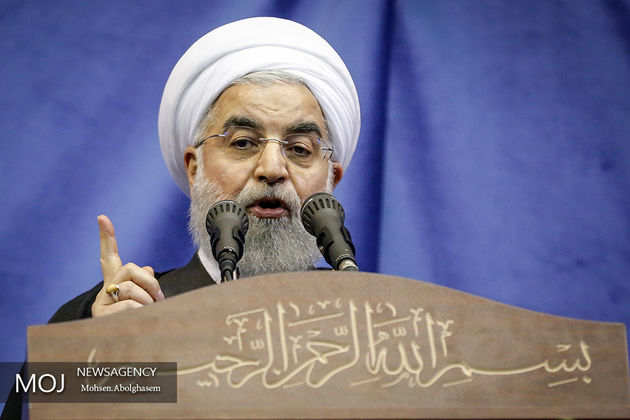 روحانی وارد سرپل ذهاب شد