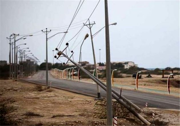 شبکه برق گچساران خسارت سنگینی دید