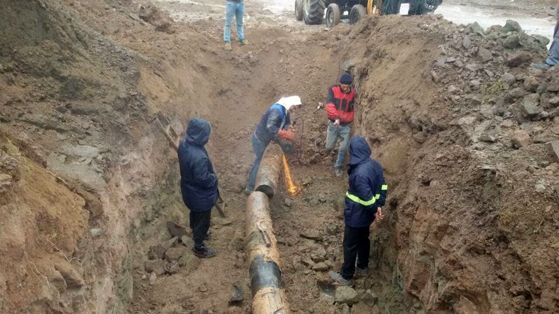 وصل گاز هشت روستای منطقه پیرکوه شهرستان سیاهکل