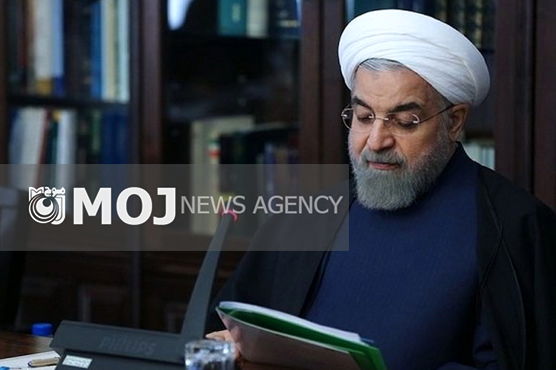 روحانی قهرمانی تیم ملی کشتی آزاد ایران را تبریک گفت
