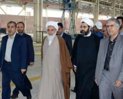 بازدید امامجمعه کرمانشاه از کارخانه ایرانخودرو صحنه