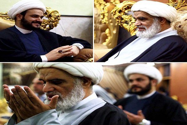 آیتالله «عباس کعبی» با دبیرکل جنبش «نُجَباء» عراق دیدار کرد