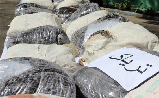 کشف ۱۲۰ کیلوگرم مواد افیونی در شهرستان میناب