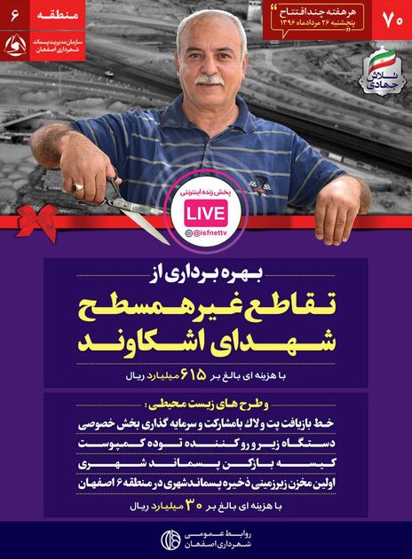 تقاطع غیرهمسطح شهدای اشکاوند به بهره برداری می رسد