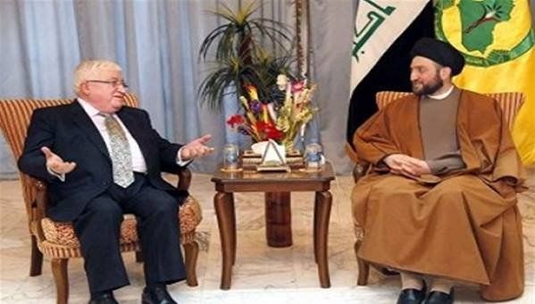 دیدار عمار حکیم با رئیسجمهور عراق برای بررسی مقدمات برگزاری انتخابات