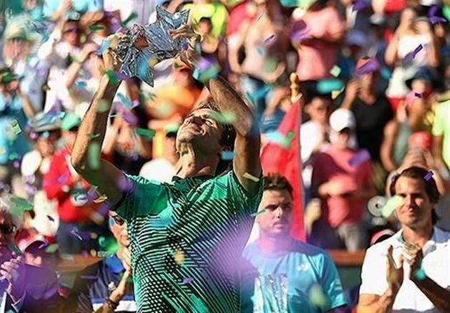 فدرر قهرمان رقابتهای تنیس ایندین ولز شد