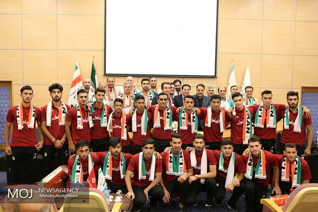 پیراهن تیم ملی فوتبال امید برای بازی با عربستان رونمایی شد