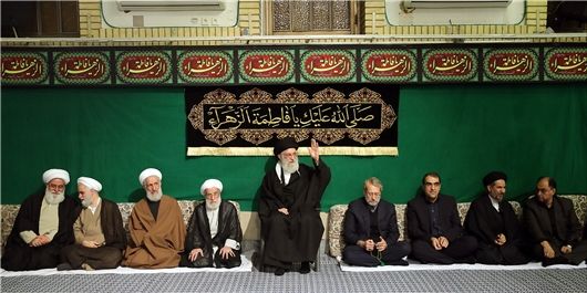 اولین شب مراسم عزاداری حضرت فاطمه سلاماللهعلیها برگزار شد