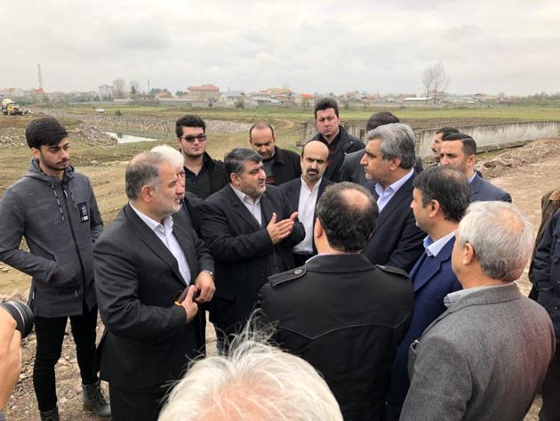 بازدید استاندار گیلان از پروژه کنارگذر مرجقل شهرستان صومعه سرا