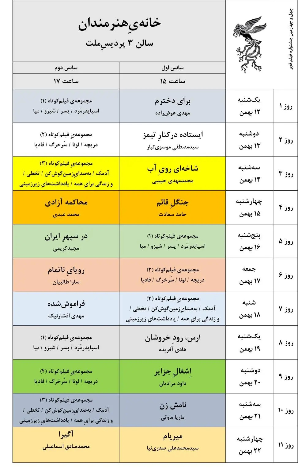 جشنواره فیلم فجر