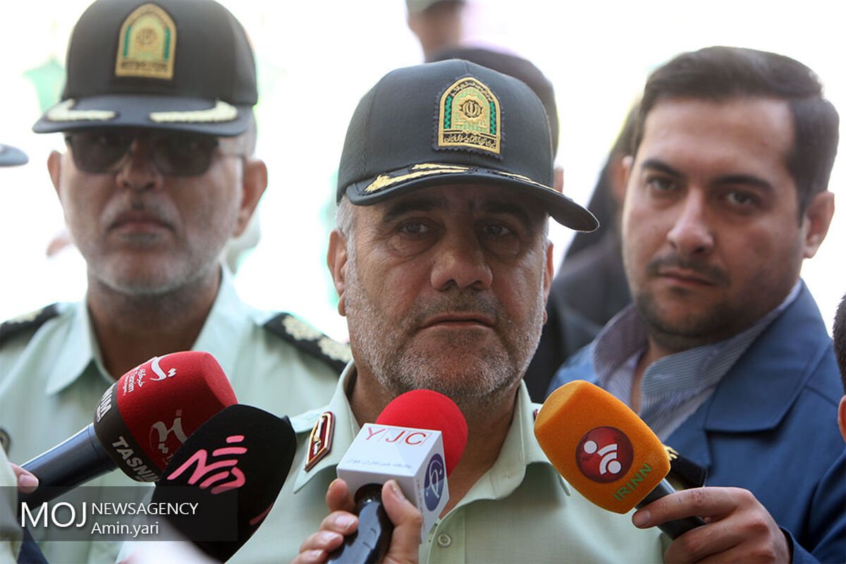 سردار حسین رحیمی فرمانده نیروی انتظامی تهران بزرگ