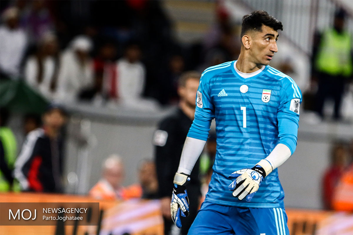 دیدار تیم‌های ملی فوتبال ایران و عمان/علیرضا بیرانوند