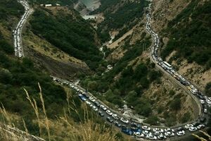 جاده چالوس به دلیل عملیات راهداری مسدود شد