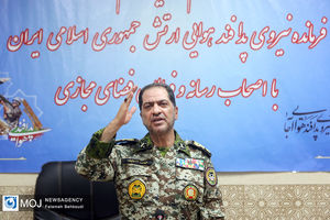 نشست خبری فرمانده نیروی پدافند هوایی ارتش