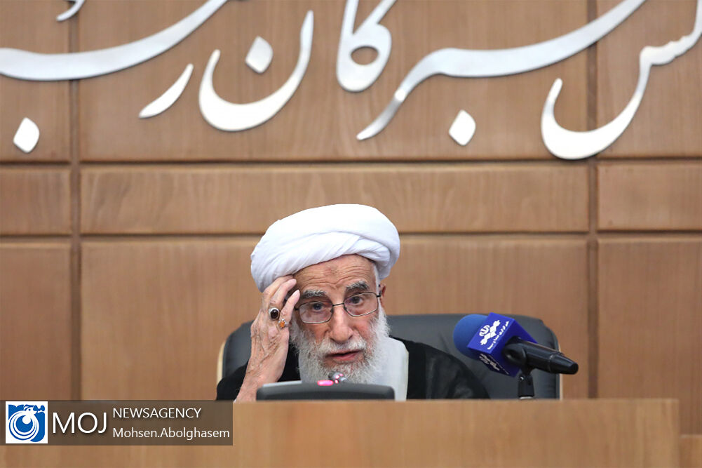 هفتمین جلسه مشترک هیات رییسه مجلس خبرگان رهبری/ آیت الله جنتی