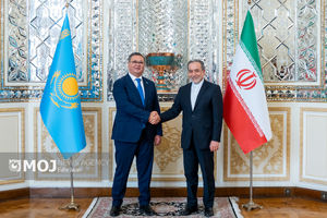 دیدار وزرای امور خارجه جمهوری اسلامی ایران و قزاقستان