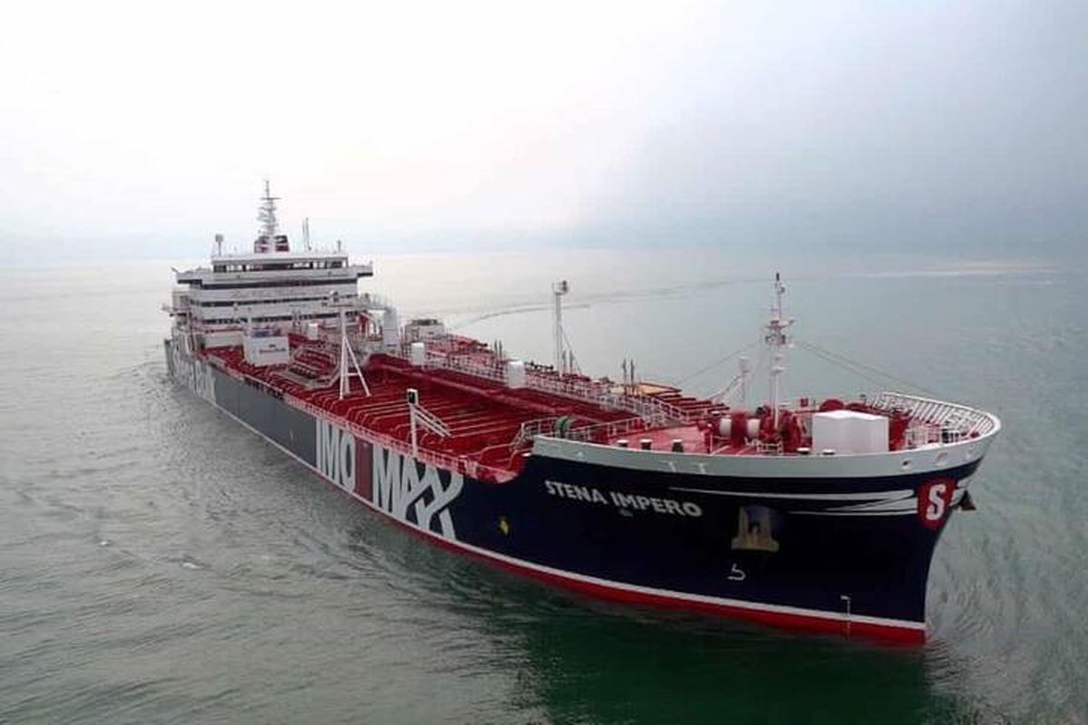 توقیف نفت‌کش انگلیسی