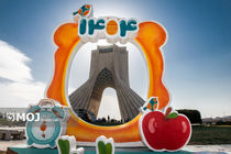 نصب المانهای نوروزی در سطح شهر تهران