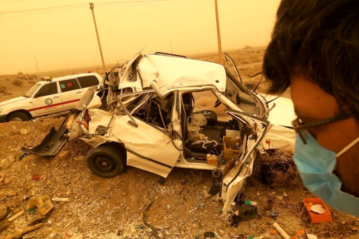 طوفان در یزد