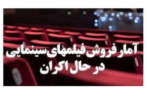 جدیدترین آمار فروش فیلم های سینمایی اعلام شد