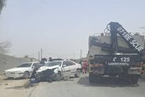 برخورد خودرو در آبشورک سه مصدوم برجای گذاشت