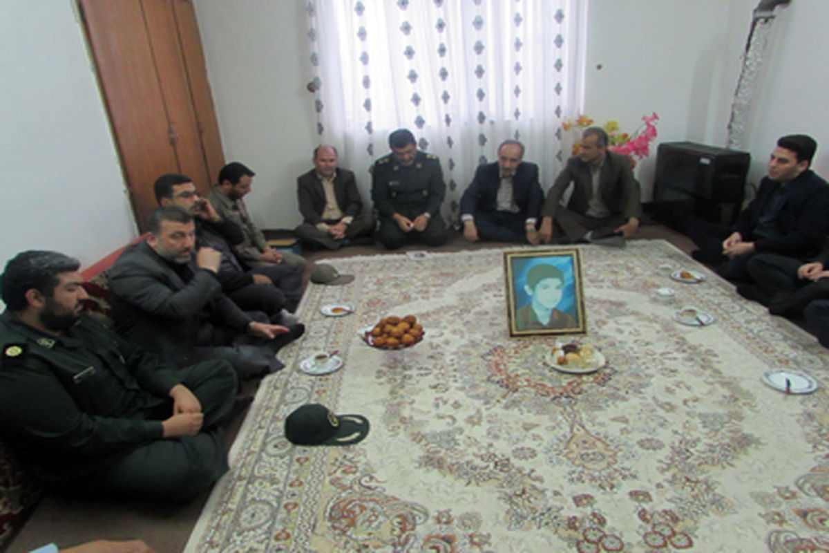 دیدار با حضور خانواده شهید