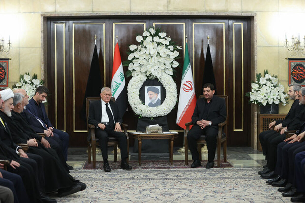 سرپرست ریاست جمهوری در دیدار رئیس جمهور عراق