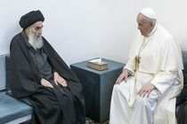 مرجع عالیقدر شیعیان در عراق در پیامی درگذشت رهبر کاتولیک های جهان را تسلیت گفت