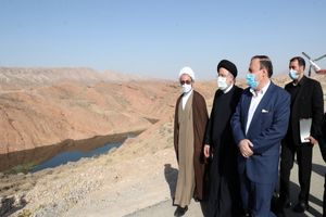 رئیسی از روند تکمیلی سد مخزنی کنجانچم ایلام بازدید کرد