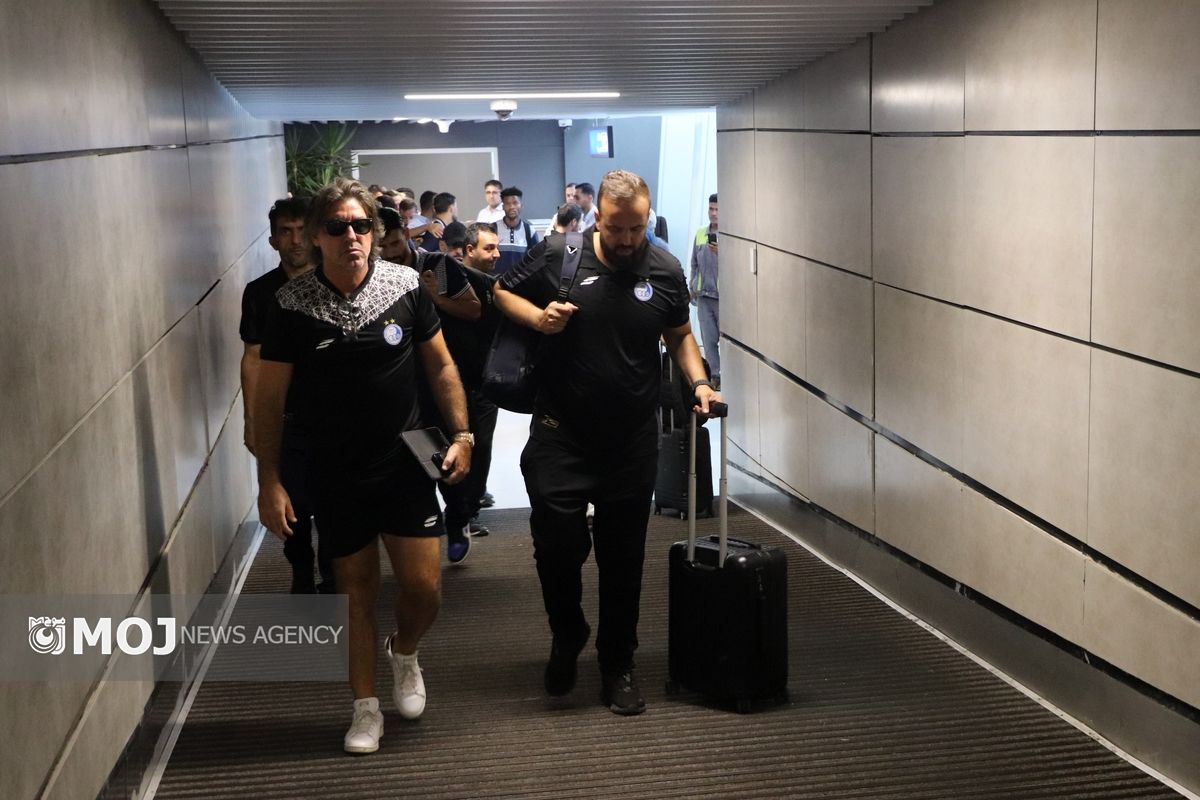 ورود تیم استقلال به کیش