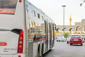 اتوبوس ها و متروی مشهد در ایام بدرقه رهبر شهید رایگان است