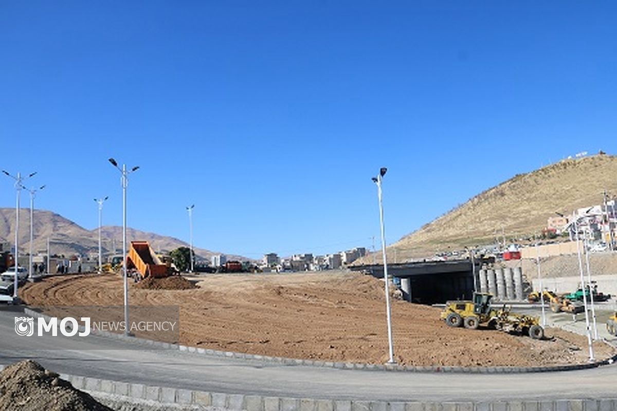 فضای سبز تقاطع توحید سنندج