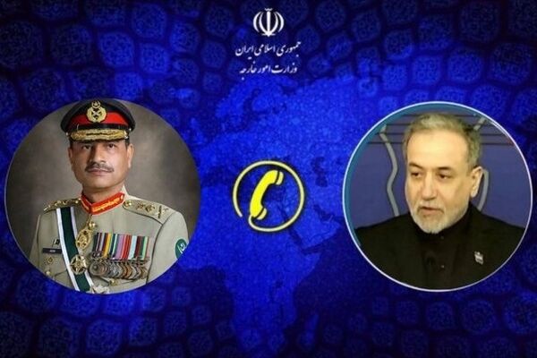 وزیر امور خارجه با فرمانده ارتش پاکستان گفتگو کرد