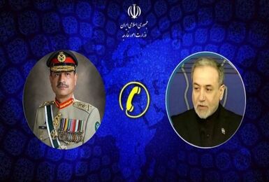 وزیر امور خارجه کشورمان و فرمانده ارتش پاکستان با یکدیگر گفتگو کردند