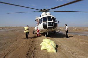 امدادرسانی به ۶۸۰۰۰ نفر در سیل هرمزگان