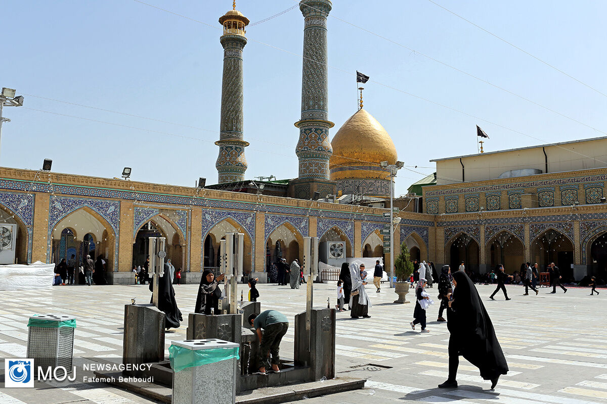عزاداری شهادت امام رضا (ع) در حرم عبدالعظیم حسنی (ع)