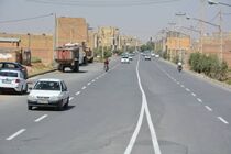 خط کشی معابر شهری میبد با هزینه 2 میلیارد و 800 میلیون تومان انجام شد