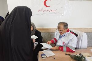بهره مندی یک هزار و ۲۹۷ خوزستانی از خدمات درمانی و بهداشتی رایگان هلال‌احمر در دهه مبارک فجر