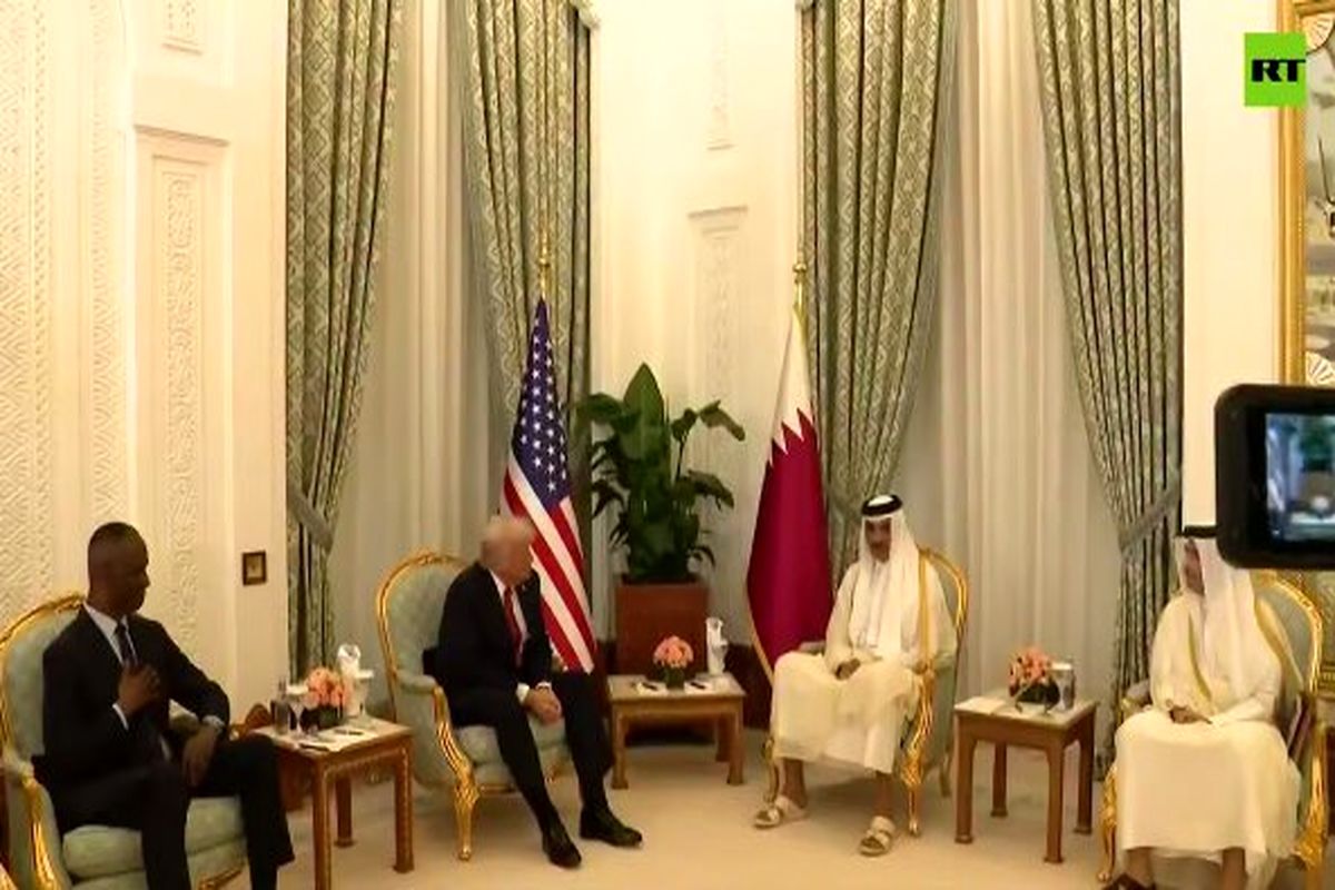 امیر قطر و ترامپ