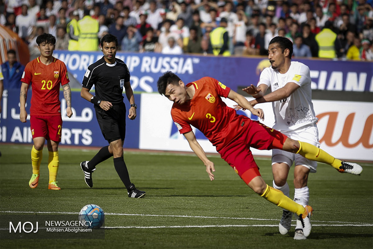 دیدار تیم ملی فوتبال ایران و چین