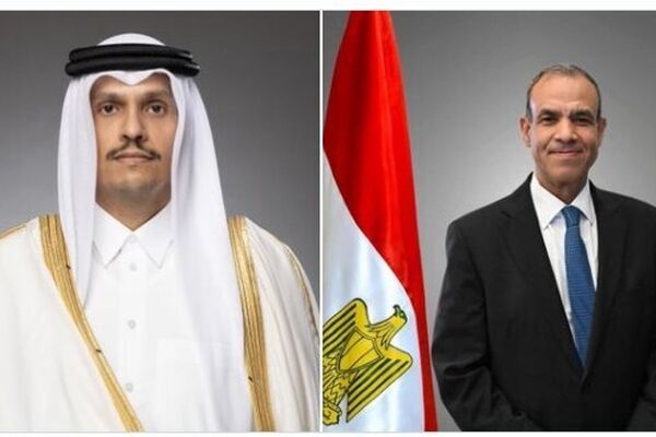 وزیران خارجه قطر و مصر درباره تحولات منطقه تماس برقرار کردند