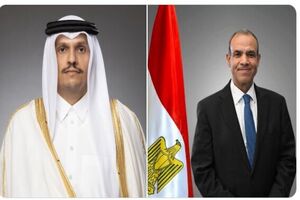 وزیران خارجه قطر و مصر درباره تحولات منطقه تماس برقرار کردند