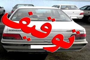 توقیف یک خودرو با راننده‌ای ۷ ساله در جاسک