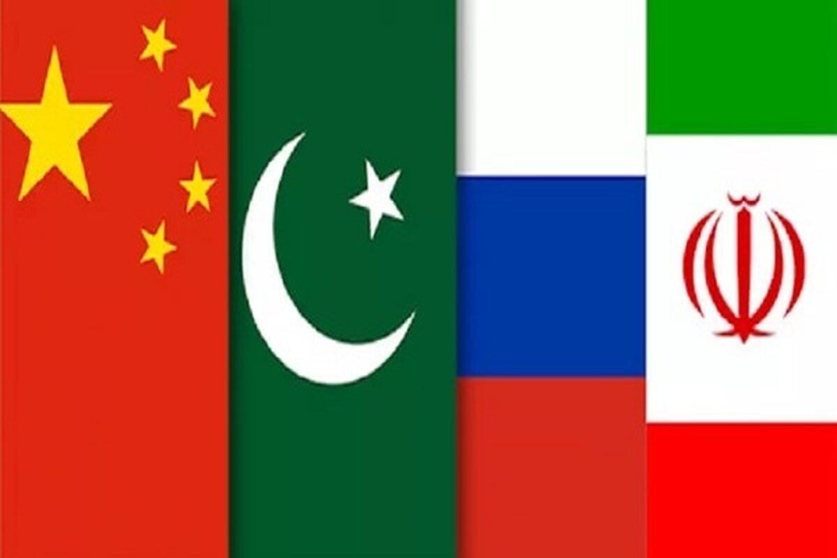 وزرای امورخارجه جمهوری اسلامی ایران، چین، روسیه و پاکستان
