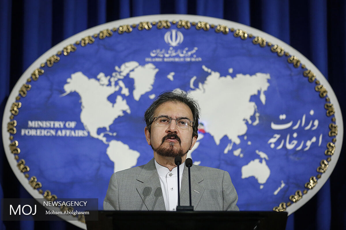 بهرام قاسمی سخنگوی وزارت امور خارجه 