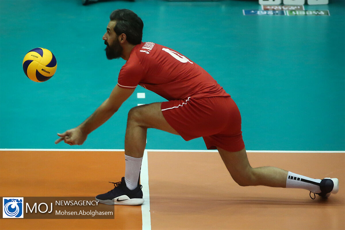 دیدار تیم های ملی والیبال ایران و کره جنوبی
