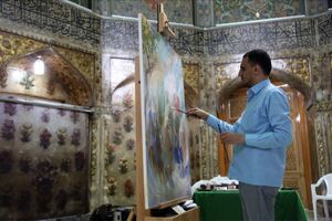 نقاشی ۱۴۰۰ سال به اهل‌بیت(ع) بدهکار است